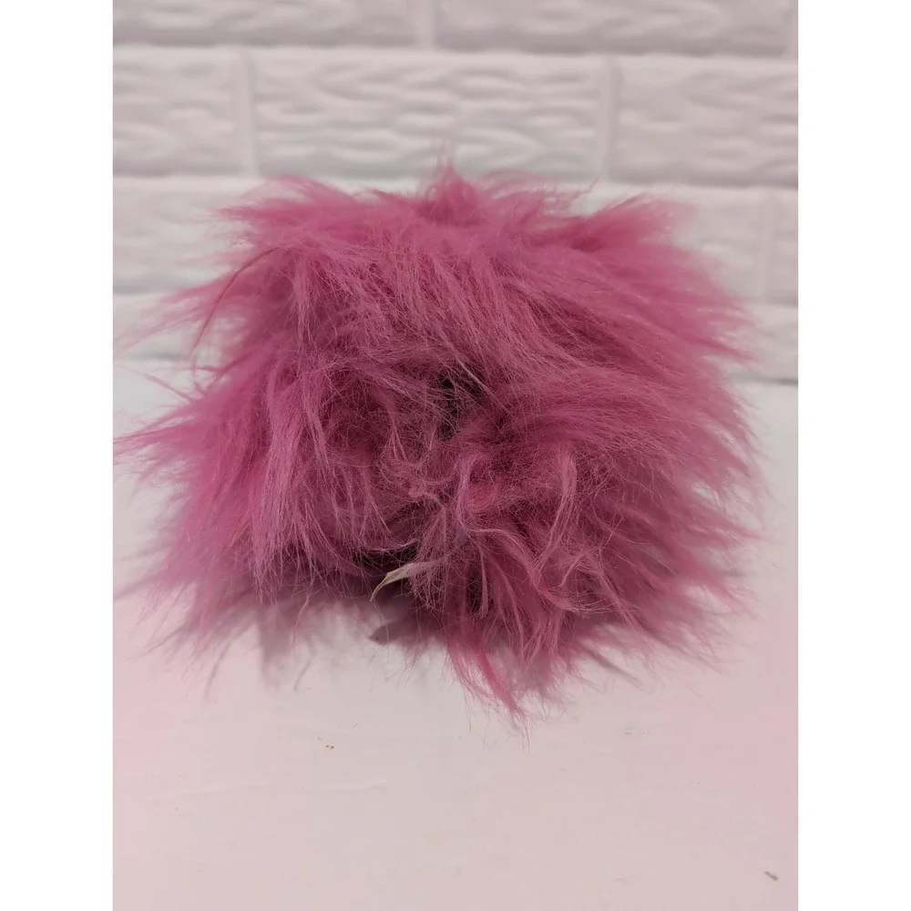 Tyco Lil Fursons Plush Kids Small Pink Purple 1995 Vintage Hearts 6